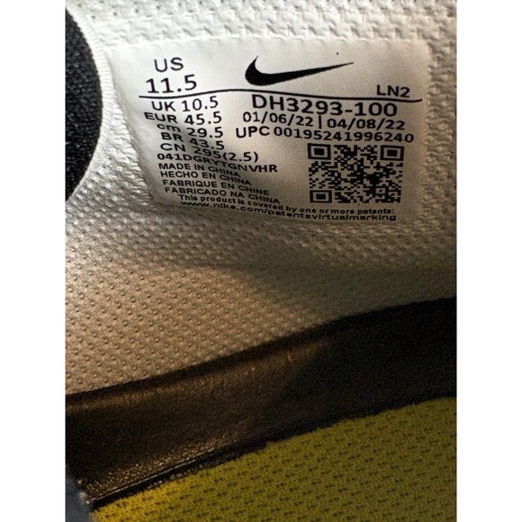 Nike Alpha Menace Pro 3 Detachable Football Cleats Men's Size 11.5 DH3293-100 - Picture 7 of 7